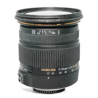 BRUKT Sigma 17-50mm f/2.8 EX DC OS HSM Tilstand: 3 | Nikon F (DX)