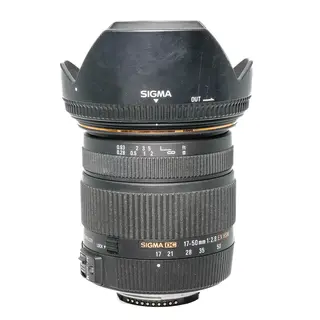 BRUKT Sigma 17-50mm f/2.8 EX DC OS HSM Tilstand: 3 | Nikon F (DX)