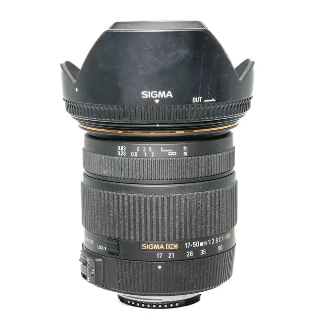 BRUKT Sigma 17-50mm f/2.8 EX DC OS HSM Tilstand: 3 | Nikon F (DX) 