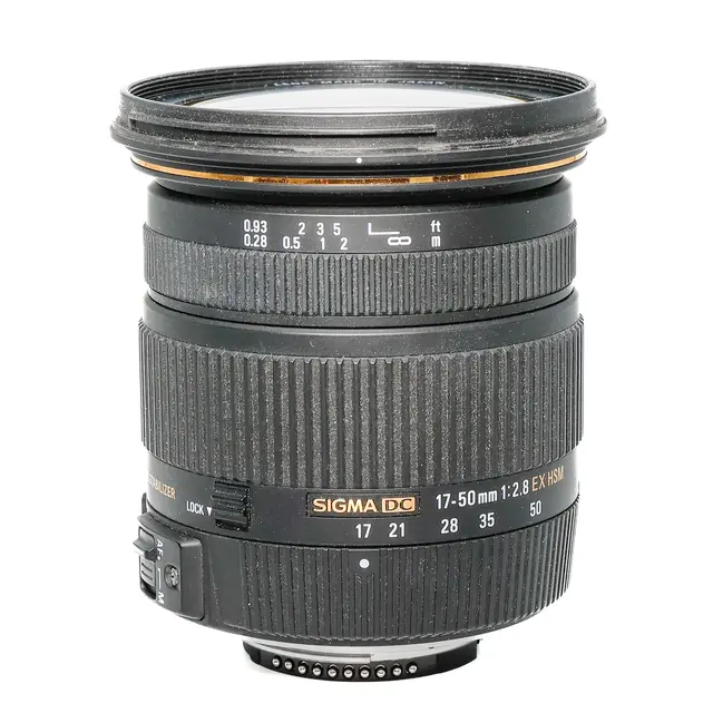 BRUKT Sigma 17-50mm f/2.8 EX DC OS HSM Tilstand: 3 | Nikon F (DX) 