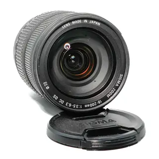 BRUKT Sigma 18-200mm f/3.5-6.3 DC OS HSM Tilstand: 2 til 33 | Canon.