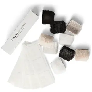 Bubblebee Invisible Lav Fur Covers Kit 3 Beige, 3 Black, 3 White, 30 x Tape