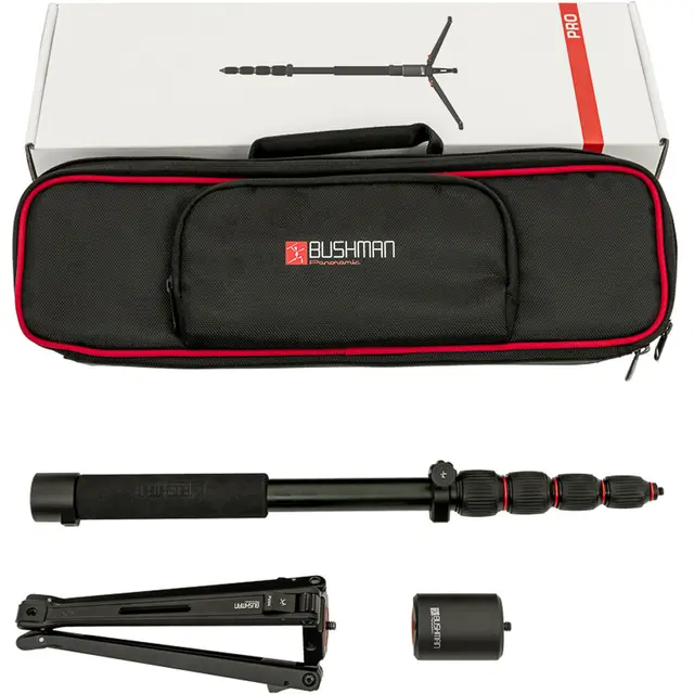 Bushman Monopod Pro Pole + Tripod + Cw3 + Ns + Bag 