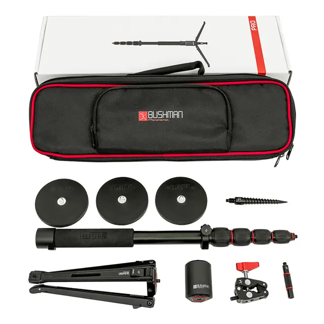Bushman Monopod Pro Bundle V3 + 3pe + Mc + Sp + Gs 