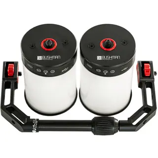 Bushman Double Halo Bracket 2 Halo Lights + Bracket + Bag