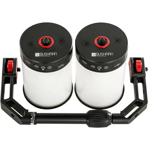 Bushman Double Halo Bracket 2 Halo Lights + Bracket + Bag 
