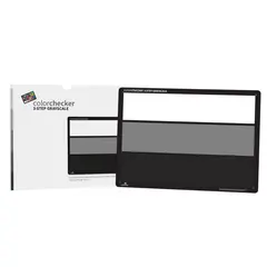 Calibrite ColorChecker 3-Step Grayscale Eksponeringsmåling kart Sort, grå, hvit