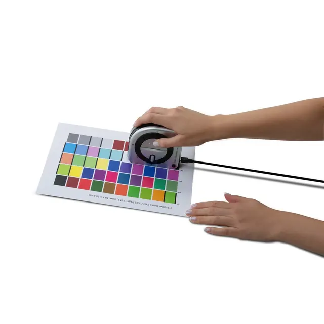 Calibrite ColorChecker Studio Probe skjerm og print 