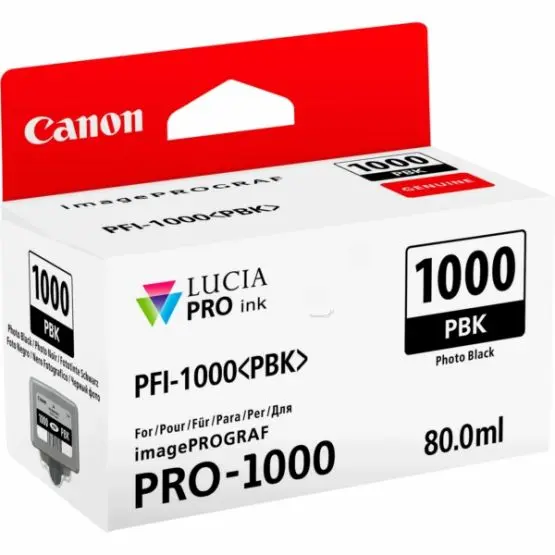 Canon PFI-1000 photo black Pixma Pro 1000 & imagePROGRAF Pro-1000 