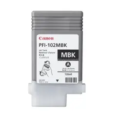 Canon Blekk PFI-102MBK - Matte Black 130ml for iPF500/iPF600/iPF700/iPF750