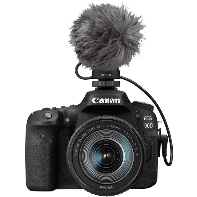 Canon Mikrofon DM-E100 ekstern mikrofon med en 3,5 mm plugg 