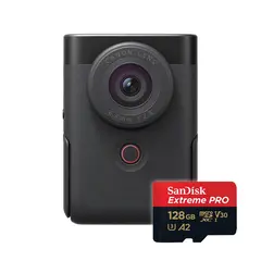 Canon Powershot V10 Vlog Starter Kit Med 128 GB minnekort