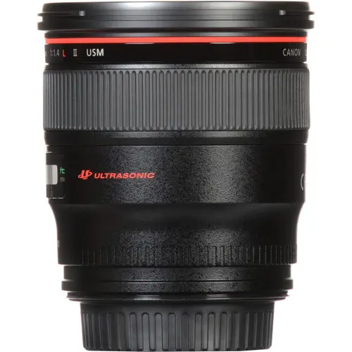 Canon EF 24mm f/1.4L II USM Filterstørrelse 77mm 