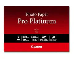 Canon A2 Pro Platinum PT-101 20 ark Høyglans fotopapir 300gr. A2 420 x 594mm