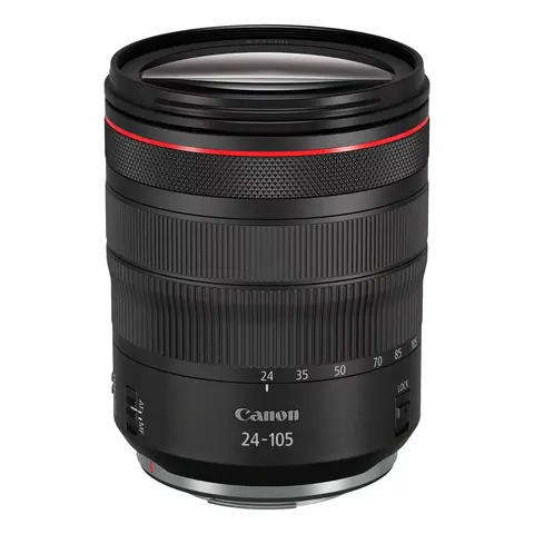 Canon RF 24-105mm f/4L IS USM Normalzoom. 77mm filterdiameter