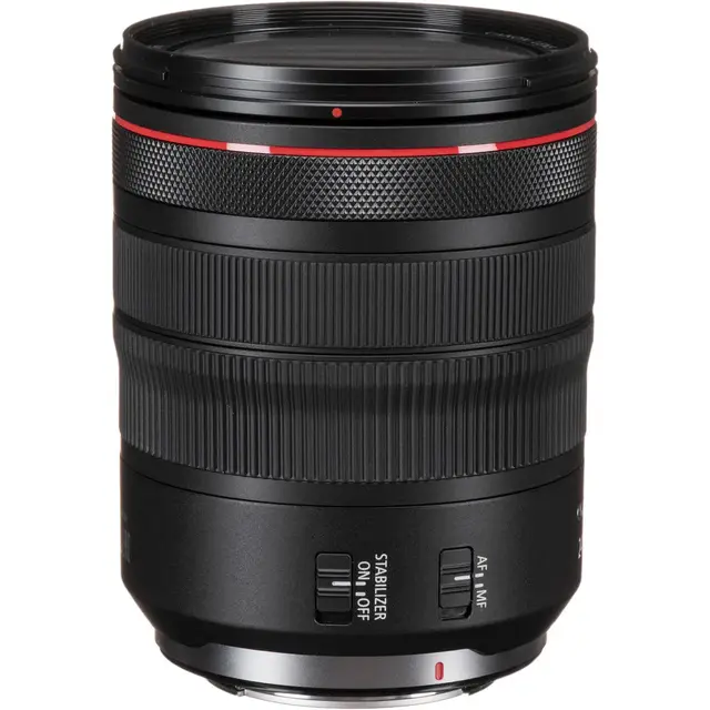 Canon RF 24-105mm f/4L IS USM Normalzoom. 77mm filterdiameter 