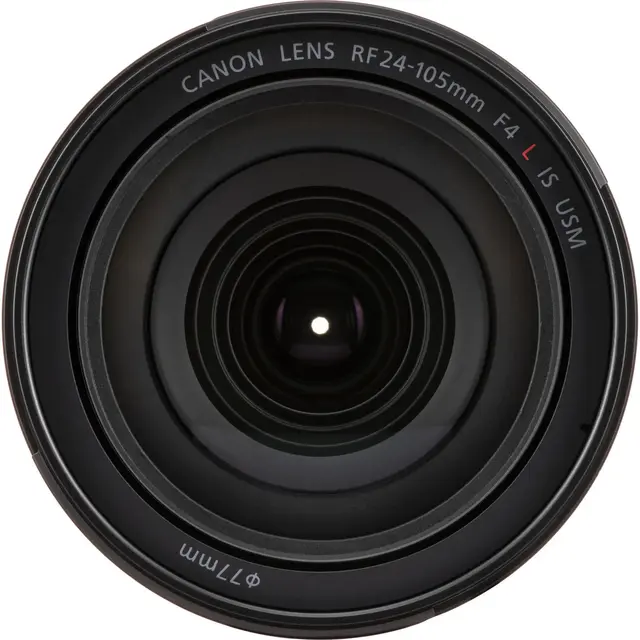 Canon RF 24-105mm f/4L IS USM Normalzoom. 77mm filterdiameter 