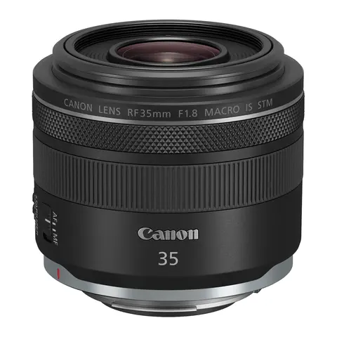 Canon RF 35mm f/1.8 IS Macro STM Liten vidvinkel med 0,5X (1:2) Makro &#216;52