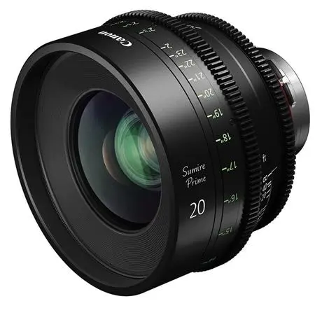 Canon SUMIRE PRIME CN-E20mm T1.5 FP X PL Mount Cine Optikk 