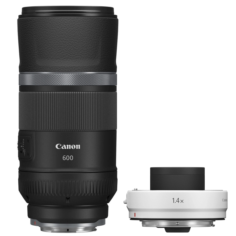 Canon RF 600mm f/11 IS STM + Ext RF 1.4x Canon Extender RF 1.4x. Ø82mm