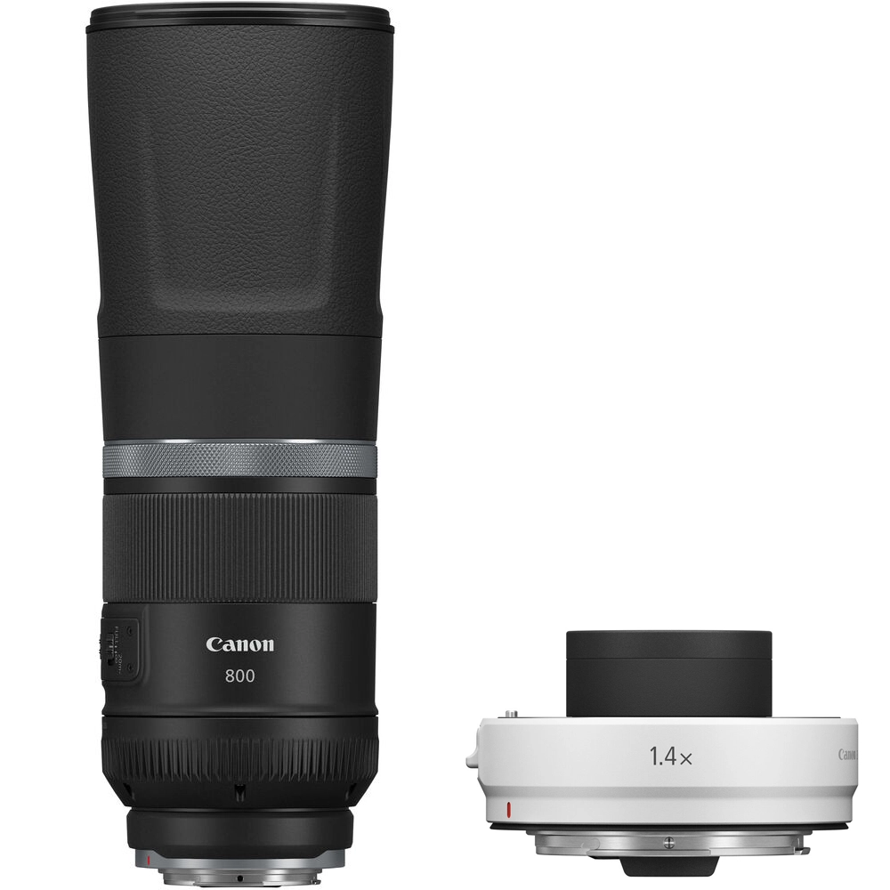 Canon RF 800mm f/11 IS STM + Ext RF 1.4x Canon Extender RF 1.4x. Ø95mm