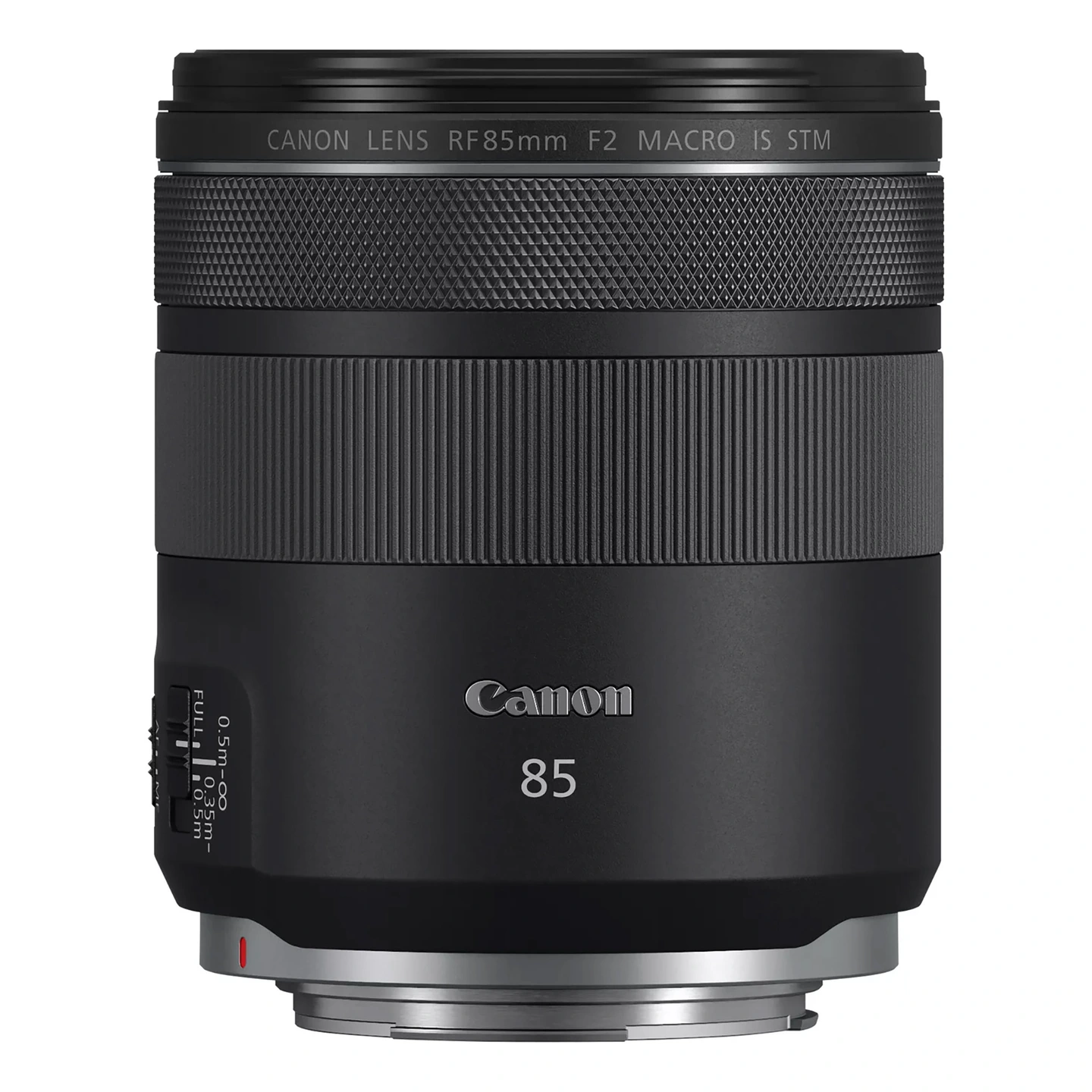 Canon RF 85mm f/2 Macro IS STM Makro 0,5x Forstørrelse (1:2). Ø67mm