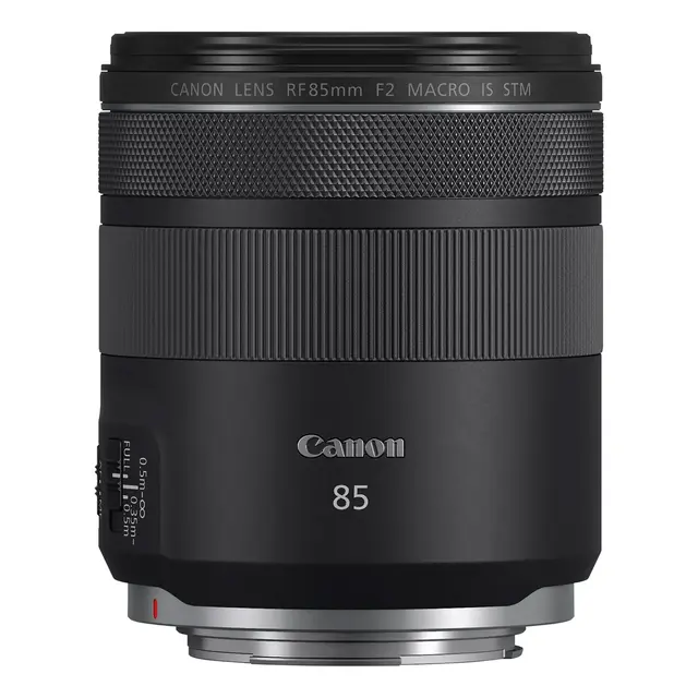 Canon RF 85mm f/2 Macro IS STM Makro 0,5x Forstørrelse (1:2) 