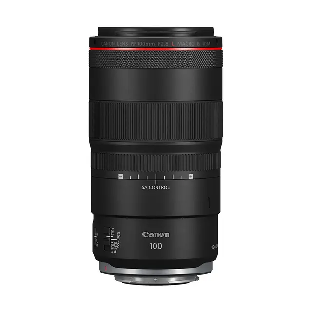 Canon RF 100mm f/2.8L IS USM Macro 1.4x forstørrelse 