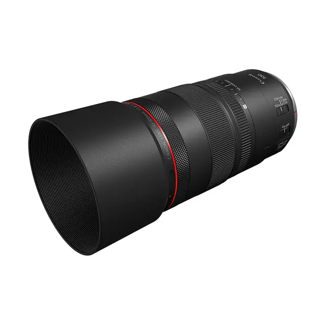 Canon RF 100mm f/2.8L IS USM Macro 1.4x forstørrelse 
