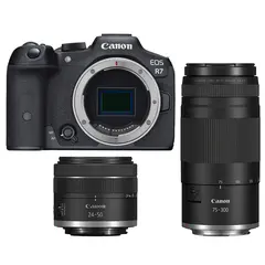 Canon EOS R7 Pakke Med 24-50mm f/4.5-6.3 + 75-300mm f/4-5.6