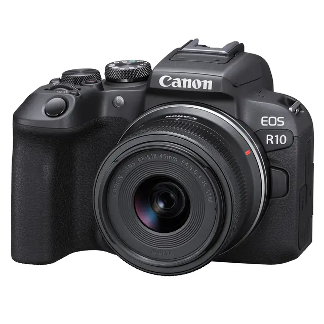 Canon EOS R10 m/RF-S 18-45mm F4.5-6.3 24,2 MP. APS-C. 