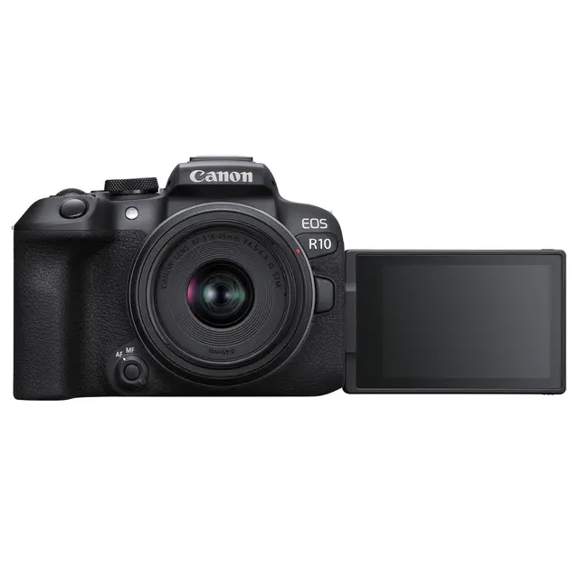 Canon EOS R10 m/RF-S 18-45mm F4.5-6.3 24,2 MP. APS-C. 