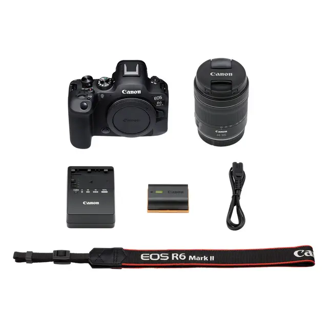 Canon EOS R6 Mark II m/24-105mm IS STM Kit med RF 24-105mm f/4-7.1 IS STM 