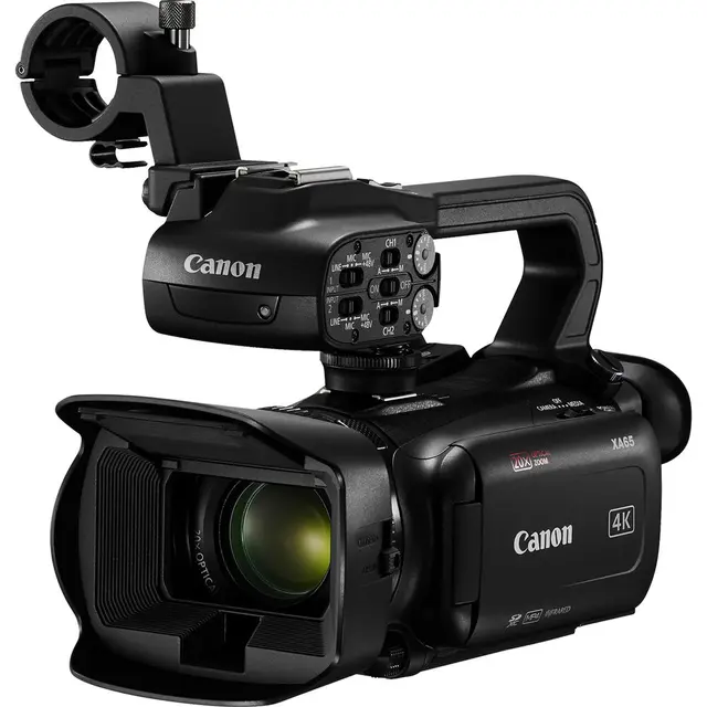 Canon XA65 Videokamera + ekstra Batteri UHD 4K30. 3G-SDI. 20x optisk zoom. 