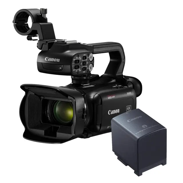 Canon XA60 Videokamera + ekstra Batteri UHD 4K30. 20x optisk zoom. 