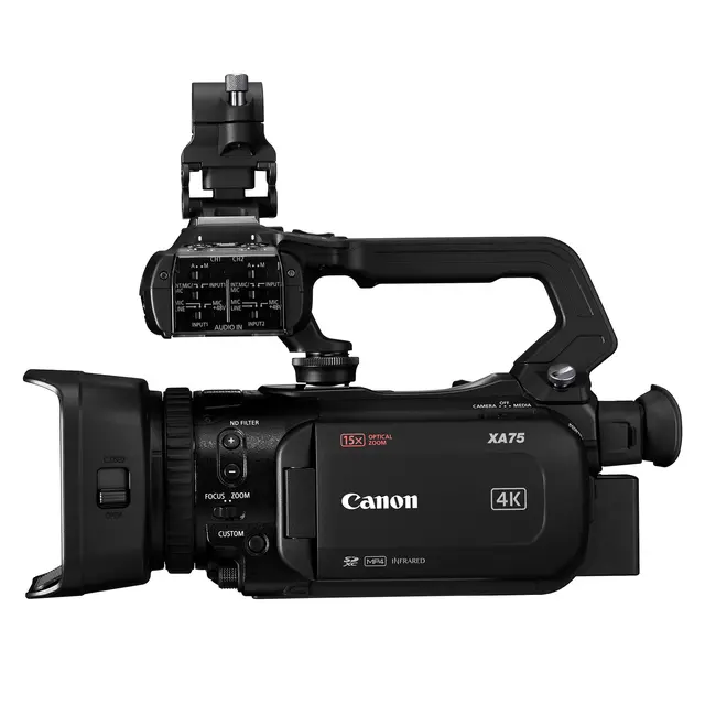 Canon XA75 Videokamera UHD 4K30. 3G-SDI. Dual Pixel AF 