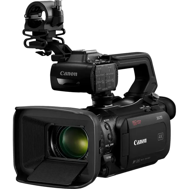 Canon XA70 Videokamera + ekstra Batteri UHD 4K30. Dual Pixel AF. 15x zoom 