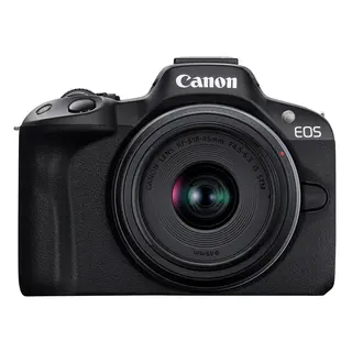 Canon EOS R50 + RF-S 18-45mm f4.5-6.3 IS 24,2 MP. APS-C