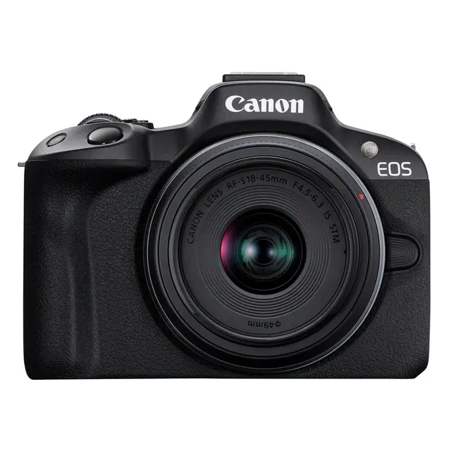 Canon EOS R50 + RF-S 18-45mm f4.5-6.3 IS 24,2 MP. APS-C 
