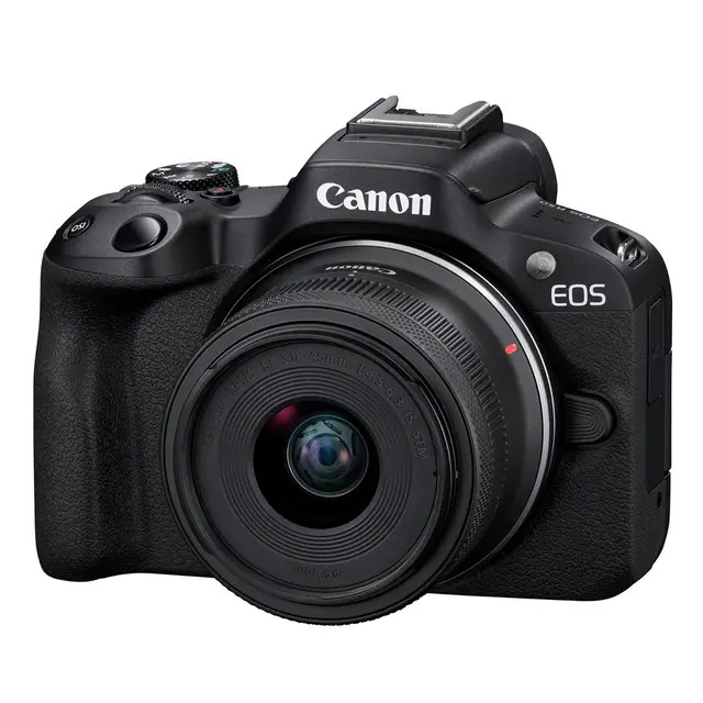 Canon EOS R50 + RF-S 18-45mm f4.5-6.3 IS 24,2 MP. APS-C 