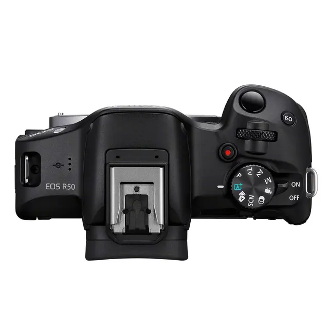 Canon EOS R50 + RF-S 18-45mm f4.5-6.3 IS 24,2 MP. APS-C 