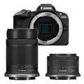 Canon EOS R50 + RF-S 18-45mm f4.5-6.3 IS m/RF-S 55-210mm F5-7.1 IS STM