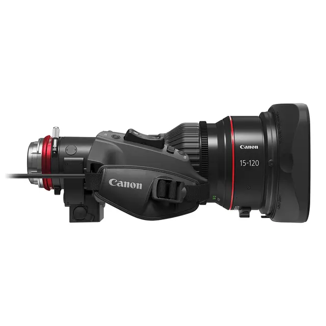 Canon CN8 CINE-SERVO 15-120mm T2.95-3.9 Cine-Zoom med 1.5 Extender. EF 