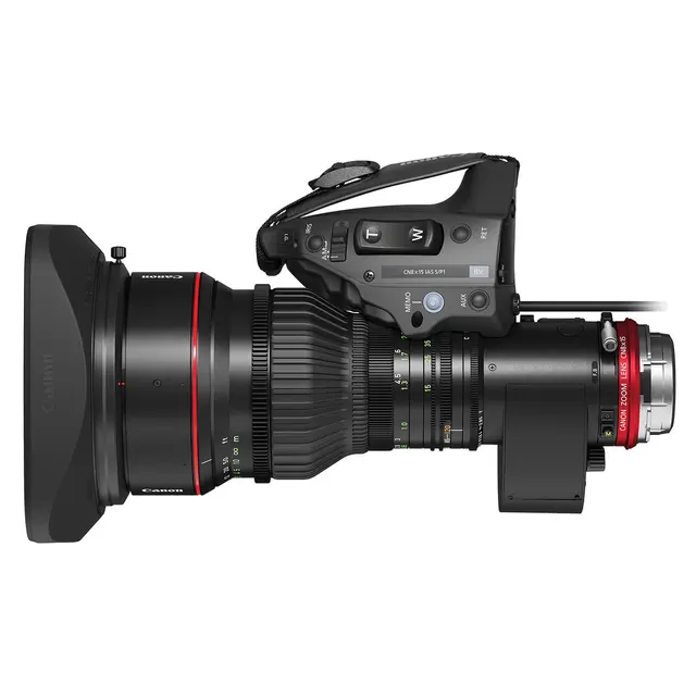 Canon CN8 CINE-SERVO 15-120mm T2.95-3.9 Cine-Zoom med 1.5 Extender. EF 