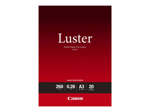 Canon LU-101 A3 photo paper Luster 20ark 260gsm 0.26mm 