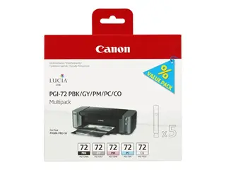 Canon PGI-72 PBK/GY/PM/PC/CO ink Til Pixma Pro 10, 10s