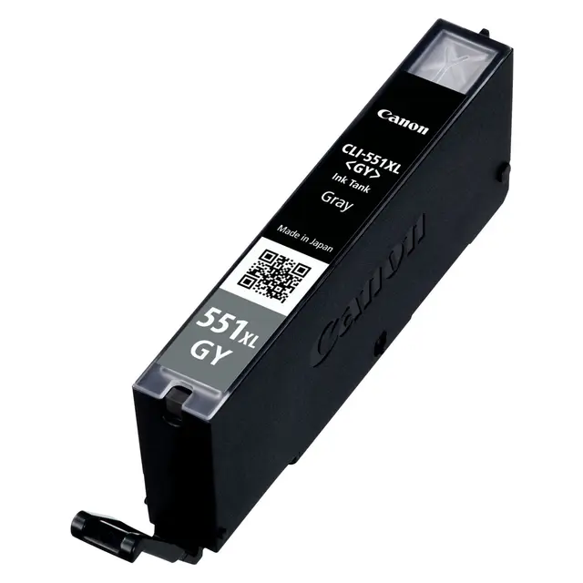 Canon Blekk CLI-551XL GY Grey Grå. 11 ml. Til bl.a. Pixma iP8750 