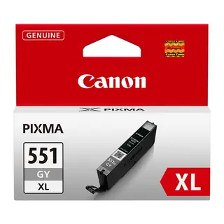 Canon Blekk CLI-551XL GY Grey Grå. 11 ml. Til bl.a. Pixma iP8750