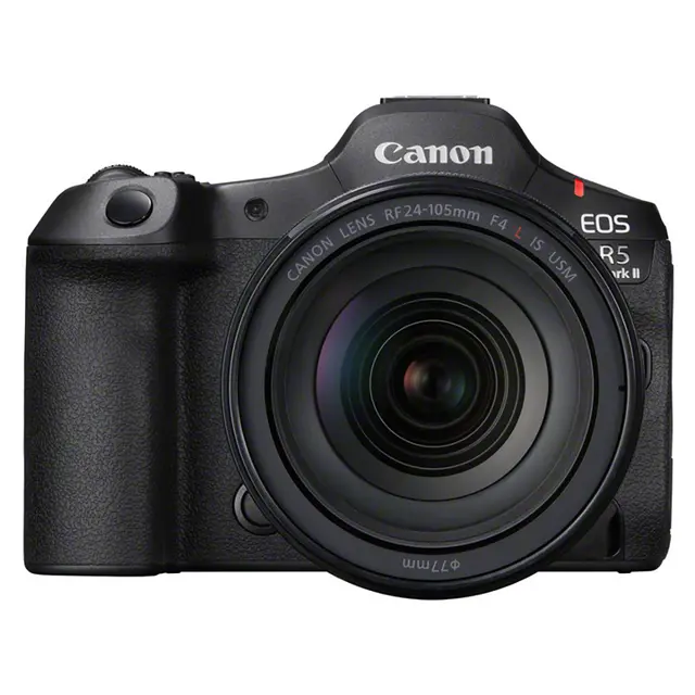 Canon EOS R5 II m/24-105mm f/4 L IS 45MP sensor, 30 bps, 8K video 