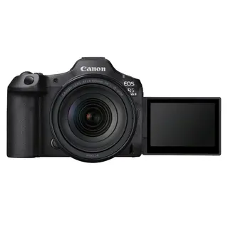 Canon EOS R5 II m/24-105mm f/4 L IS 45MP sensor, 30 bps, 8K video
